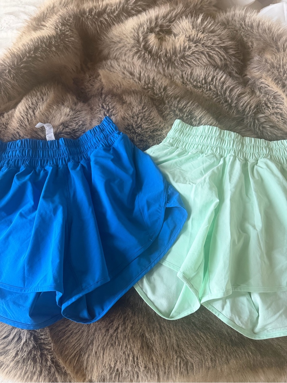 Crz XxsAthletic Skorts Pair in Bright Blue and Mint